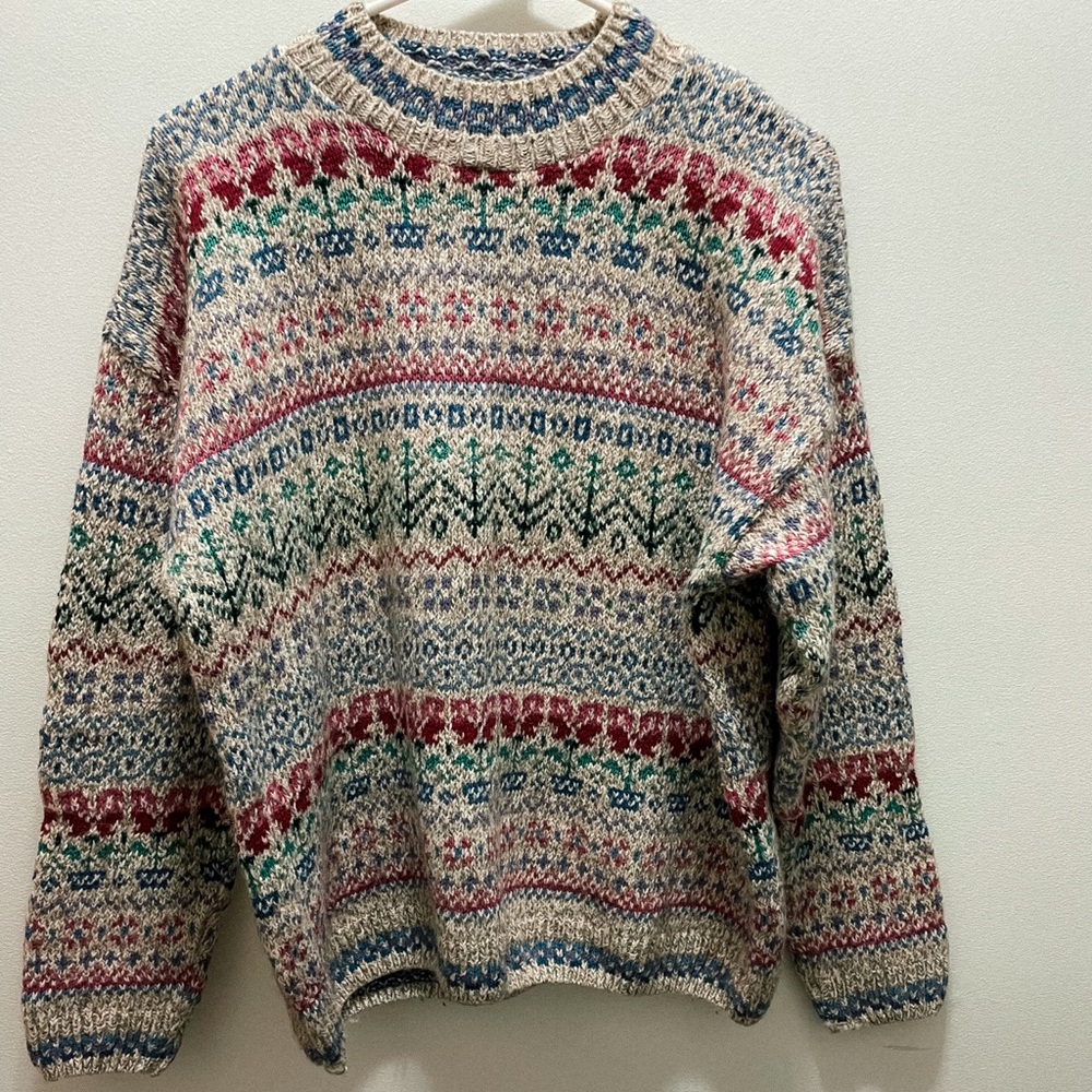 Vintage grandma style sweater